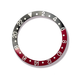 BEZEL INSERT FOR ROLEX GMT MASTER COKE 315-16760-7 BLACK/RED GENERIC