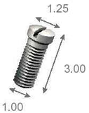 SWISS MADE 316L SCREWS FOR CARTIER WATCH CASE BACK (SET OF 5)