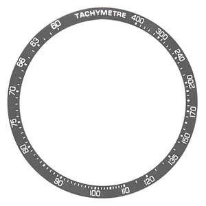 GREY BEZEL INSERT FOR TAG HEUER CARRERA 40.75MM TACHYMETRE GENERIC