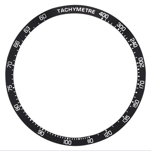 BLACK BEZEL INSERT FOR TAG HEUER CARRERA 40.75MM TACHYMETRE GENERIC