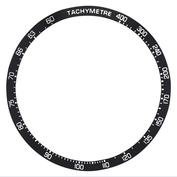 BLACK BEZEL INSERT FOR TAG HEUER CARRERA 40.75MM TACHYMETRE GENERIC