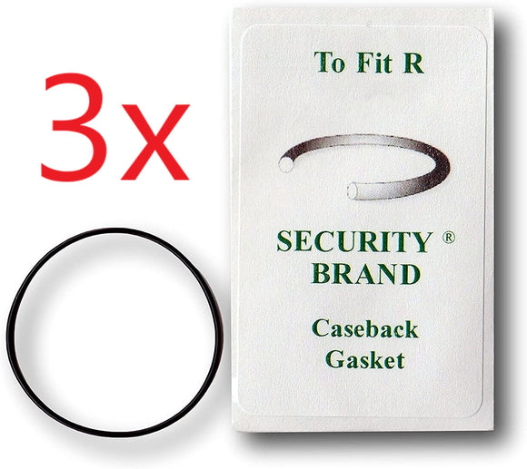 3 X SWISS CASE BACK GASKET FOR ROLEX 29-270-75 (Flat), 0.60 x 26.50 x 28.50mm