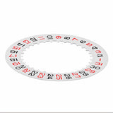 GENERIC WHITE ROULETTE DATE DISC WHEEL FOR ROLEX 3155 3135 3130